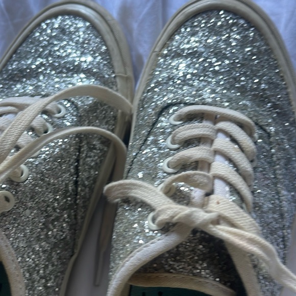 J Crew Beavers sparkly sneakers size 7 - Picture 1 of 3